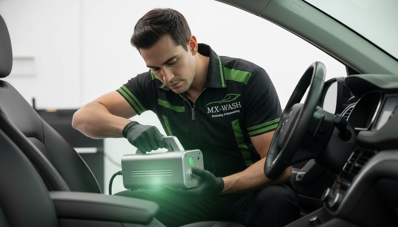 Detalhamento interno automotivo